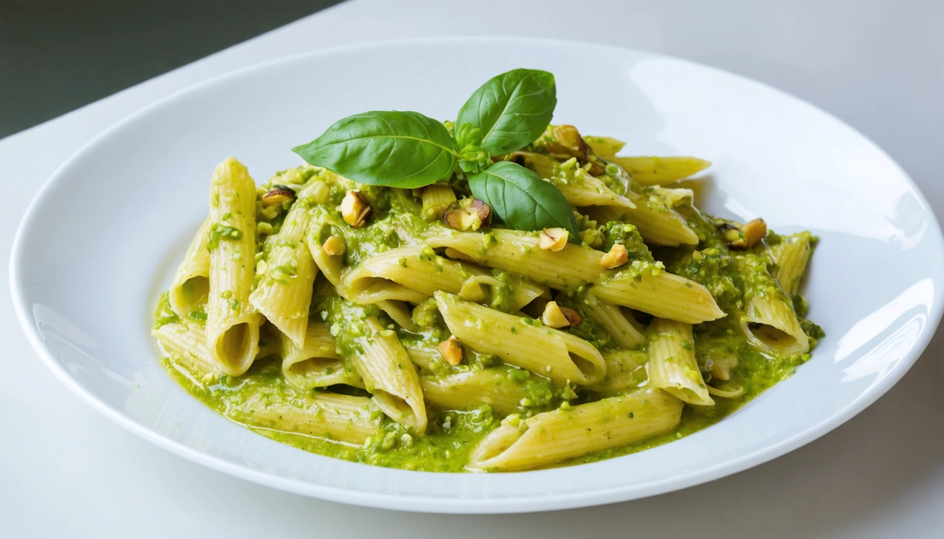 pasta al pesto di pistacchi